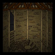 The fourth teaser image, showing a spiral staircase; now known to be part of the Temple's interior.