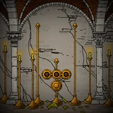 Binary portal at III - Meditation temple.