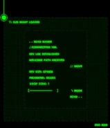The first version of the sub warp loader, which used to display information about each location's file size.