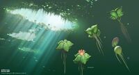 Water Surface Plants - by Pavel Goloviy