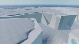 Биом с белыми огранёнными текстурами.