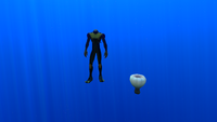 Size comparison with the player