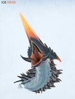 Ice Worm final design head-shot - by Alex Ries