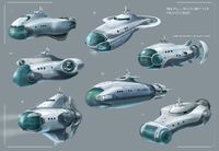 Small Submarines - by unknown artist