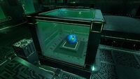 A large case containing a Reefback Leviathan egg