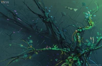 Lily pad islands 12.jpg (245 KB) Lilypad Islands Sketch - by Pavel Goloviy