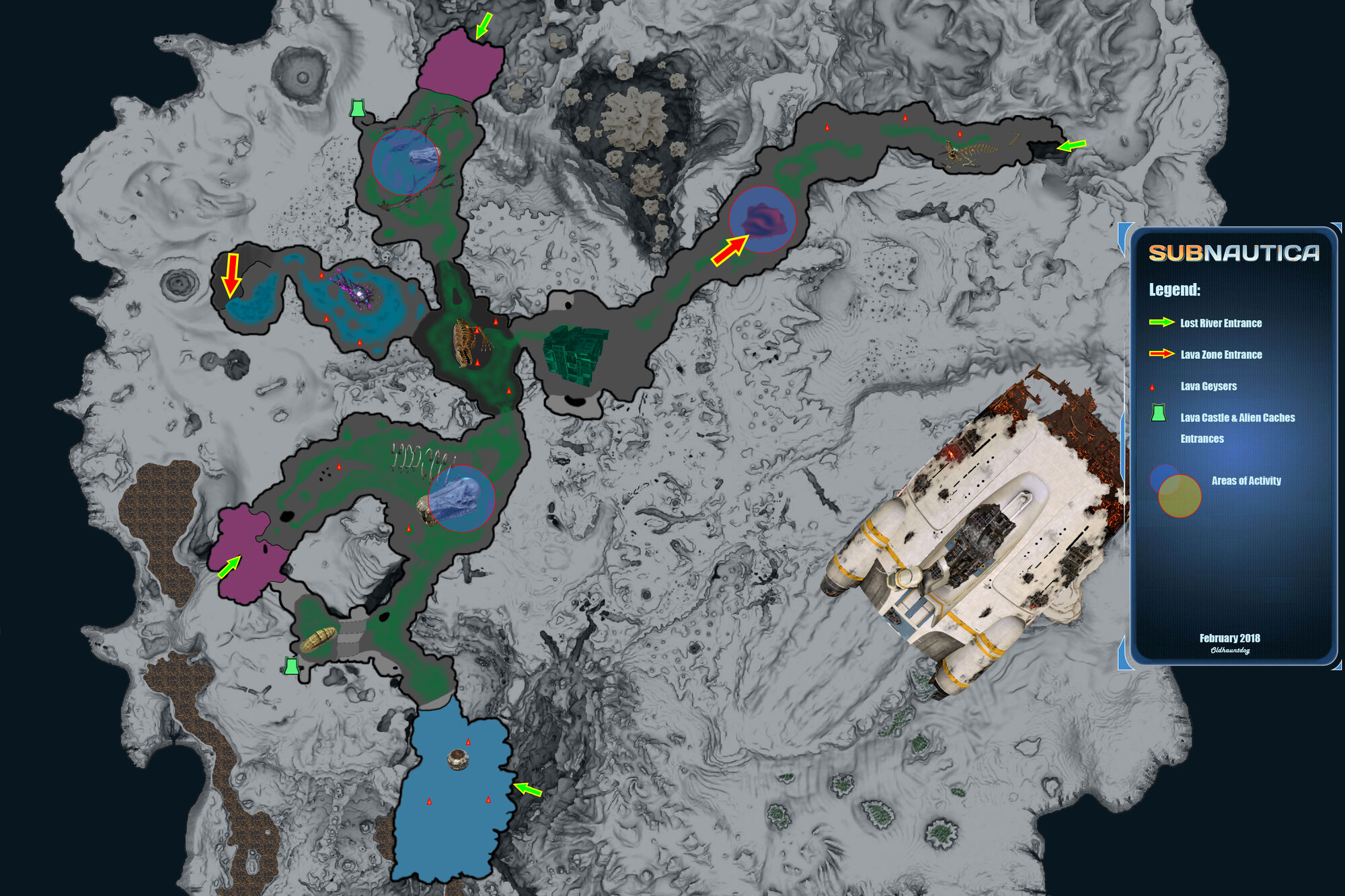 Mapa de Subnautica Subnautica Wiki Fandom