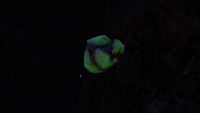 A Uraninite Crystal in the Grand Reef Caves