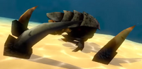 The Grab Crab seen in the seabed during the Pisces Playtest[6]