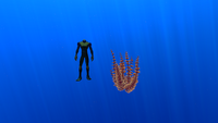 Size comparison with the player