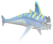 A render of a fish currently known as a "Nibbler Mango."[14]