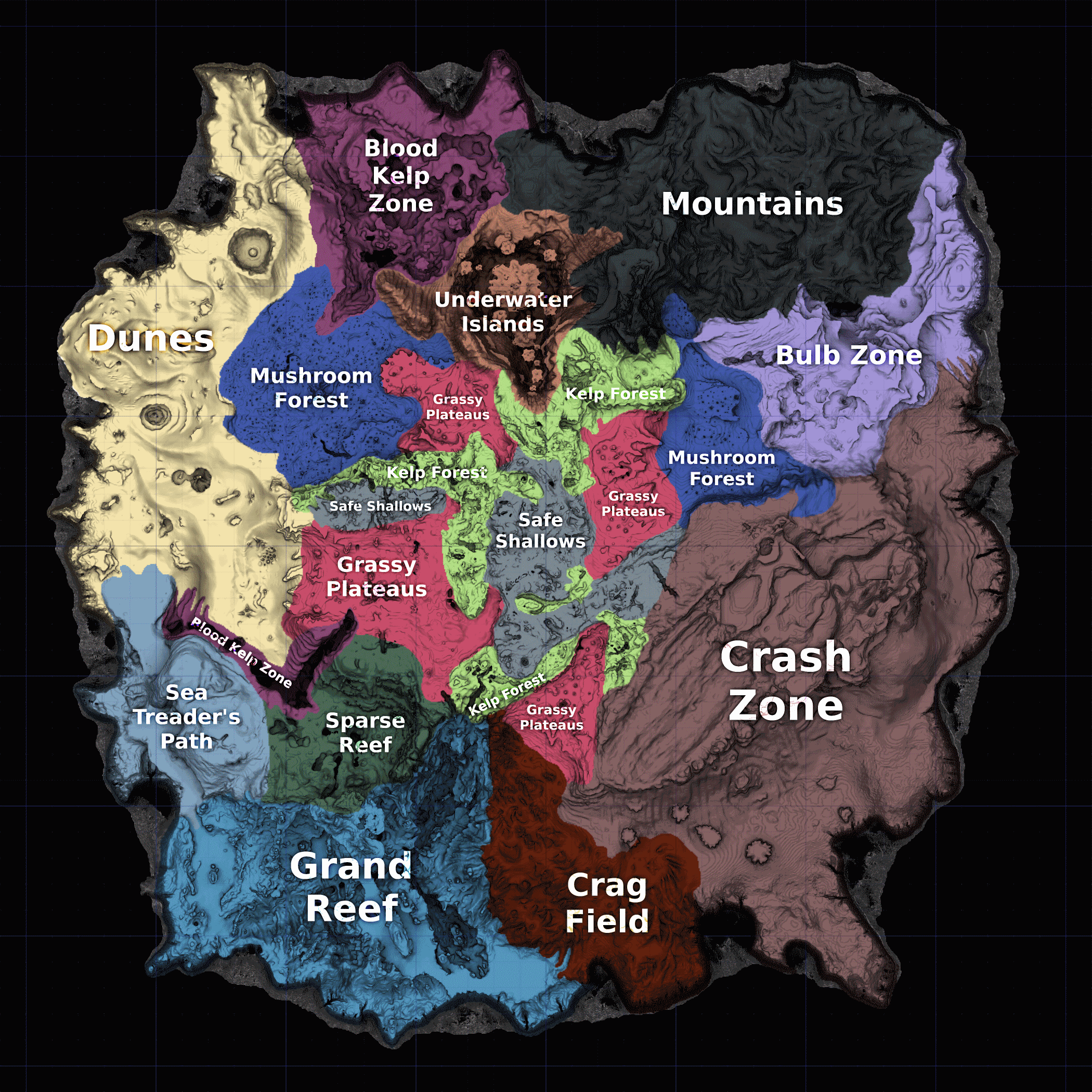 Crater Map Subnautica Wiki Fandom