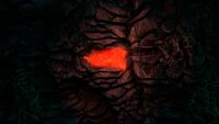 A lava rift up close