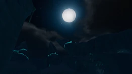 Арктические шпили в нечастое полнолуние.