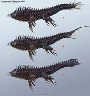 Crypotsuchus alternate designs