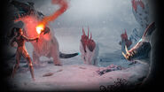 "Warding Off Predators" background