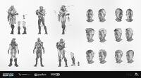 Marguerit Maida concept sketches by - Aleksandar Mihailović