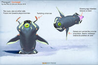 Early "Alien Penguin" - by Alex Ries