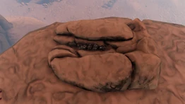 Рудная жила с серебряной рудой.