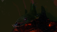 A Lava Lizard in the Inactive Lava Zone