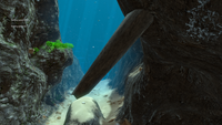 A Calcite Stalagmite spawned in the Kelp Forest.