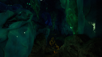 Overview of the northern underwater cave