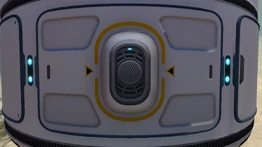 Панель снаружи базы.