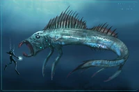 Grande créature des profondeurs 05B - par Pat Presley