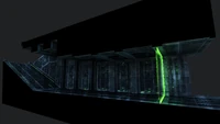 Aquarium Hallway.jpg (309 KB) Primary Containment Facility interior entrance hallway concept art - by unknown artist