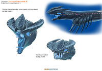 Head shots of scrapped Shadow Leviathan design - by Alex Ries