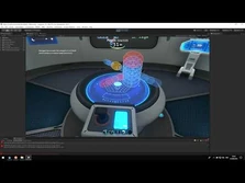 Holographic base display showcase