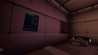 Prawn Suit Poster - Sea located within Cabin 4 on the Aurora.