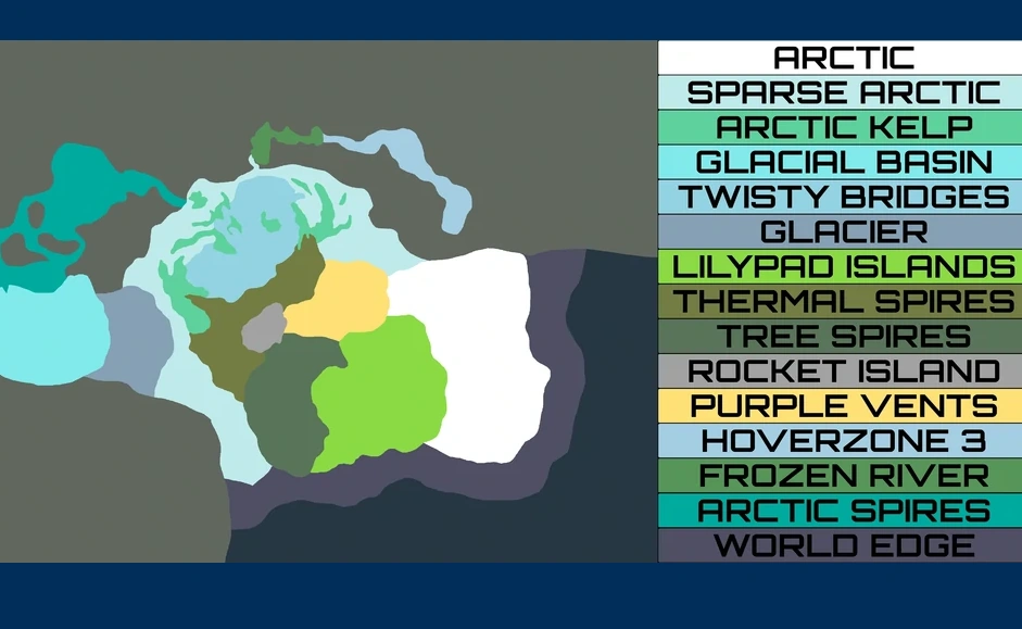 Карта ледникового бассейна subnautica below zero