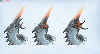 Ice Worm final head variants