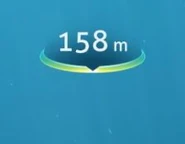 The HUD Indicator at 158m