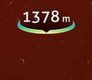 The HUD Indicator at 1378m