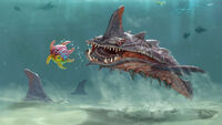 The Spinner Fish featured in the Sand Shark concept art