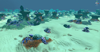 A preview of the Safe Shallows tile set