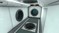 Top, End, Side and Floor Hatch Interior