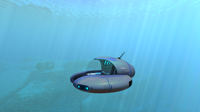 A customized Seamoth