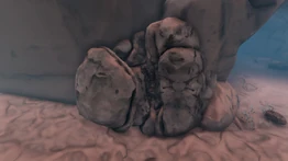 Рудная жила со серебром и медной рудой.