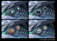 Ice Dragon eye concepts