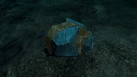 An old model for Uraninite Crystals that was replaced by the current version to make it easier to spot.