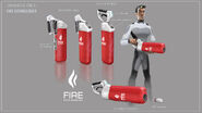 Fire extinguisher concept art