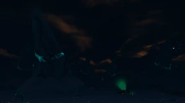 Арктические шпили глубокой ночью.