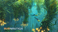 The Kelp Forest Concept art, featuring Creepvines