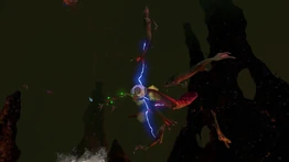 Грависфера в активной лавовой зоне.