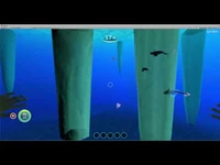 Early in game footage of brinicles