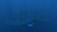 The largest Underwater Island