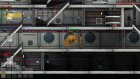 A Mantis swiping at a crew member.